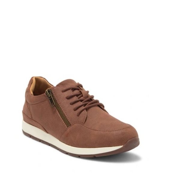 B.O.C Womens Khloe Rust Nubuck Leather Velvet Lined Sneaker Size 7 New in Box - Picture 4 of 6